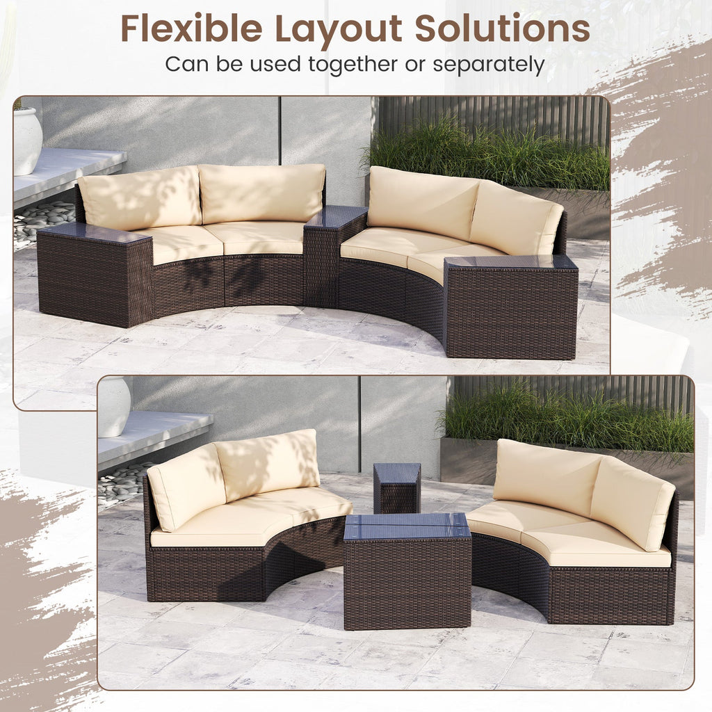 5 Pieces Patio Furniture Set