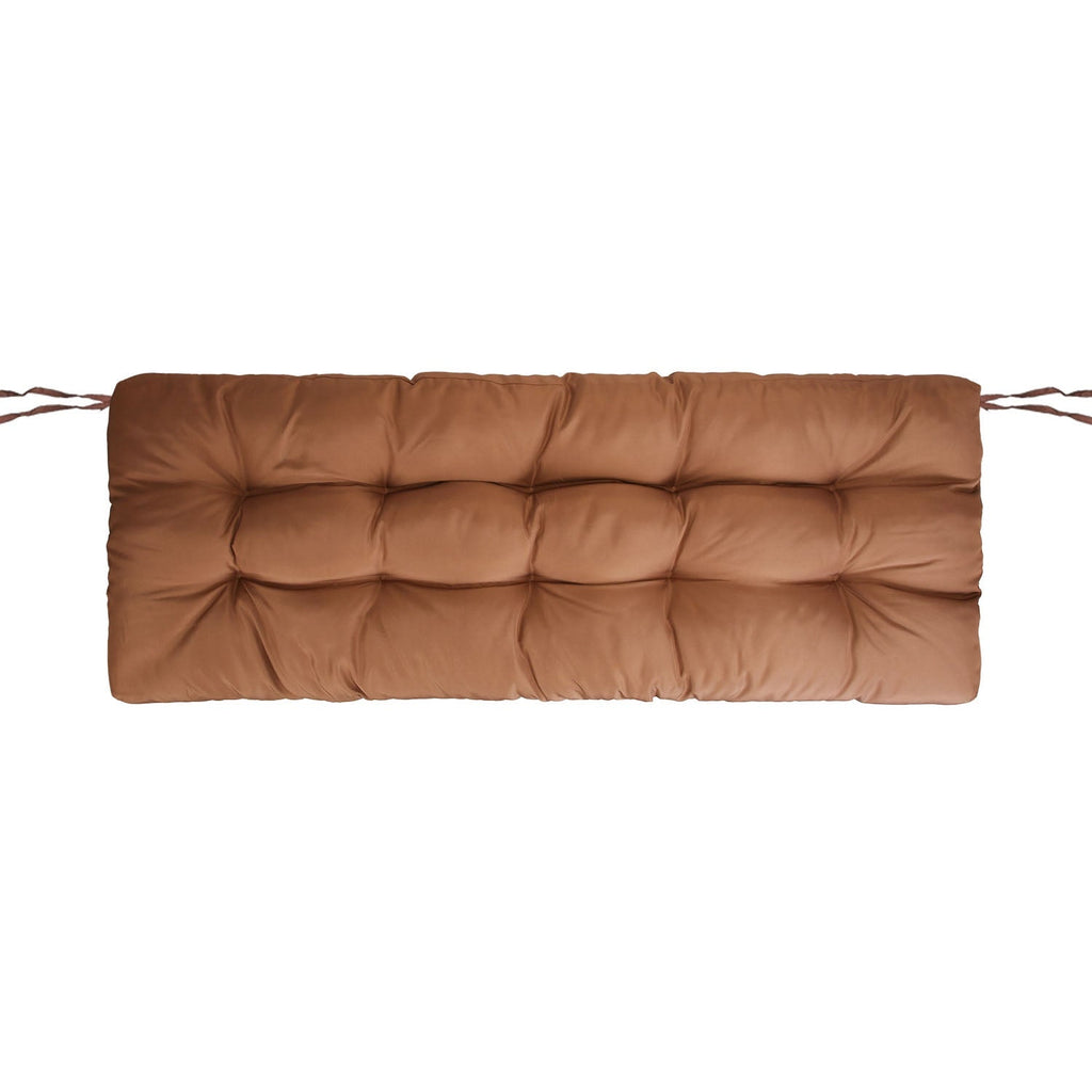 Bench Seat Cushion For Indoor Outdoor Furniture Non Slip Long Chair Cushion with Ties Strap Waterproof Swing Cushion 51.18x19.68IN For Garden Patio Ba